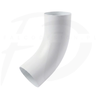 Kolano rury stal Inguri ⌀ 100 kolor biały RAL9002